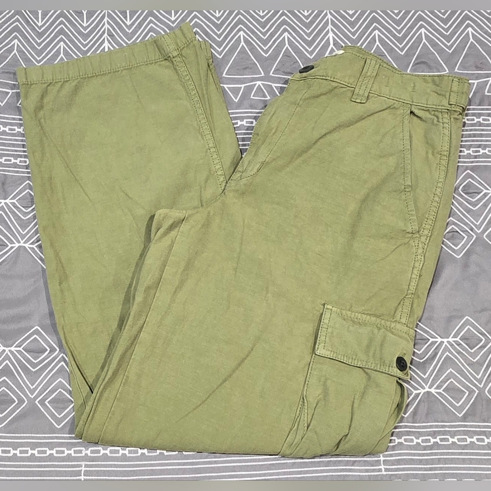 Madewell Low Slung Straight Leg Cargo Pants Size 26 - Picture 1 of 8